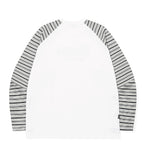 Bare Chain Stripe Raglan Long Sleeve