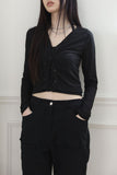 Double sleeveless cardigan set