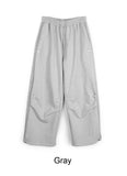 Shallo button balloon sweatpants