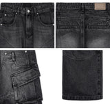 developer double pocket denim pants