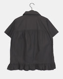 Dupont Frill Short Sleeve Blouse