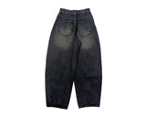 Sone Vintage Washing Wide Denim Pants