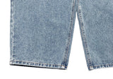 Show Light Blue Denim Wash Wide Pants