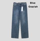 Terne semi wide denim pants