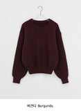 Kanme Basic Color Round Knit