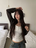 Madi Wool Soft Button Knit Cardigan