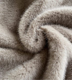 Tera Eco Fur Mink Hood Zip-Up