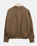 Brock Suede Two-Way Blouson Jacket