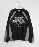 Migo Lettering Raglan Over Sweatshirt
