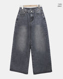 Jaron Washed Wide Denim Pants
