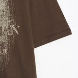Grunge Nothing Printing Short Sleeve T-shirt