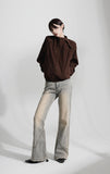 Suede High Collar Jacket