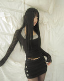 Cordon Layered Halter Sleeveless
