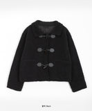 Telda Quilted Fleece Duffel Crop Jacket