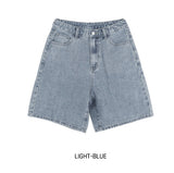 [U-DENIM] Summer A-line Half Denim Pants