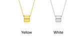 Iceblock Silver Necklace