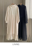 Etpee Chiffon Shirred Tie One Piece
