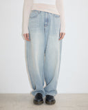 Mega hip original washed denim pants