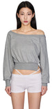 Pring Slit Off Shoulder
