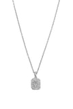 Octagon B symbol necklace