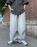 Needle pintuck balloon pants