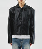 Tom Cropped Leather Jacket