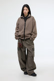 Braun Text Fleece Shearling Jacket