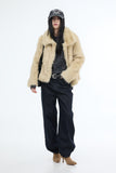 Dipon Brushed Wide Jeans
