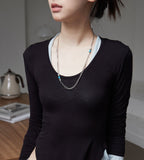 marbles chain necklace