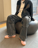 Stae cargo denim pants