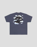 no.007 CLOUD CIRCLE LOGO T SHIRT