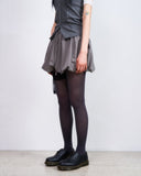 Pumpkin banding string mini skirt