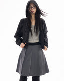 Kate shirring short windbreaker jumper