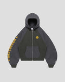 No.21 SMILE 2 TONE ZIP HOODIE