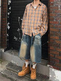 Vintage Washing Bermuda Denim