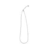 silver beads necklace