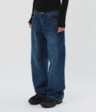 Wave Pocket Wide Denim