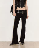 Slim lap bootcut pants