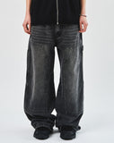 Fault Carpenter Denim Washed Black