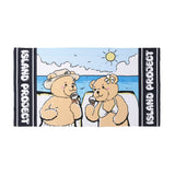 Ice cream Bear Beach towel