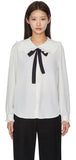 Via ribbon blouse