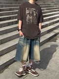 Vintage Washing Bermuda Denim