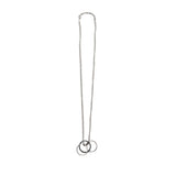 circle layered necklace