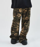 Camo Rip Snap Pants