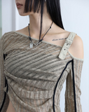 Bold Label String Necklace
