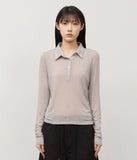 (W) Ercu Silky Collar Top