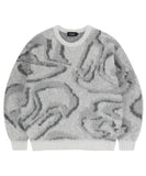 DESTROYED ECLIPSE HAIRY KNIT SWEATER