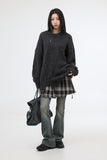 Nomique Check Wrap Mid Length Skirt