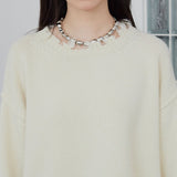bold stone necklace