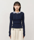 (W) Mush Layered Hooded Top